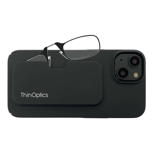 ThinOptics Slimline Rectangular Reading iPhone 15 CaseBlack Glasses 44 mm 1